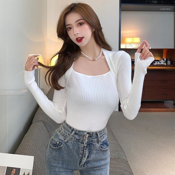 women's blouses & shirts blouse women autumn 2021 office lady patchwork knitting long sleeve solid square collar red black blusas women, White
women's blouses & shirts blouse women autumn 2021 office lady patchwork knitting long sleeve solid square collar red black blusas women, White