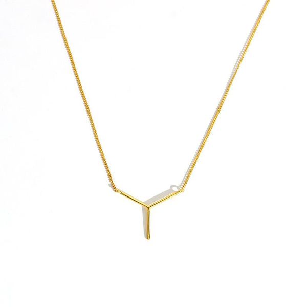 chains simple gold color letter y pendant necklace for women girl copper geometric chain charming necklaces trendy jewelry, Silver
chains simple gold color letter y pendant necklace for women girl copper geometric chain charming necklaces trendy jewelry, Silver