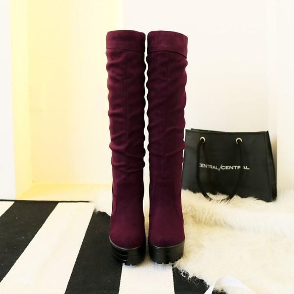 boots big size 9 10 11 12 thigh high knee over the women ladies pleated sleeve waterproof table, Black
boots big size 9 10 11 12 thigh high knee over the women ladies pleated sleeve waterproof table, Black