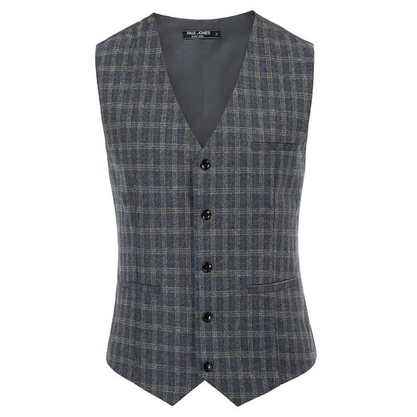men's vests handkerchief hem waistcoat plaided vest coat v-neck single breasted pockets grid plain business office work wear, Black;white
men's vests handkerchief hem waistcoat plaided vest coat v-neck single breasted pockets grid plain business office work wear, Black;white