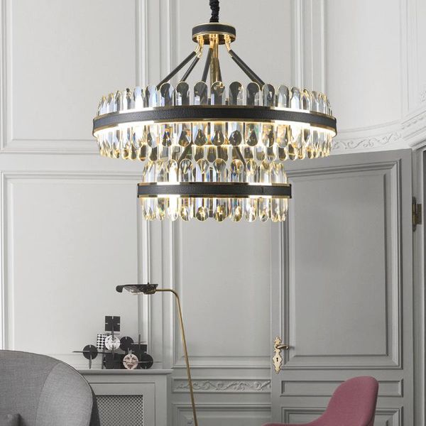 luxury living room crystal chandelier modern designer creative leather restaurant bedroom lamps chandeliers
luxury living room crystal chandelier modern designer creative leather restaurant bedroom lamps chandeliers
