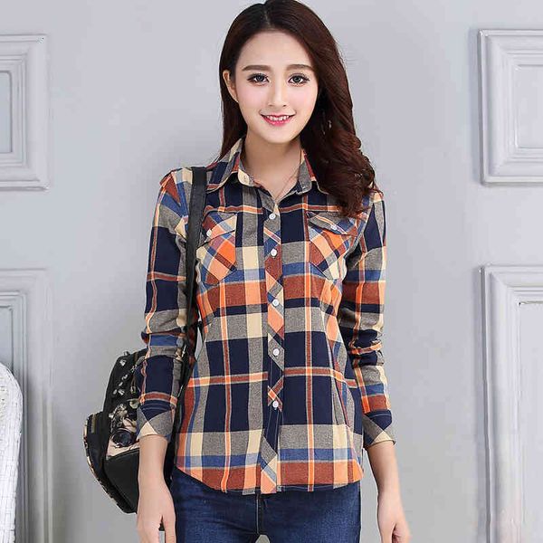 women's two piece pants -4x women shirt spring autumn fashion plaid stripe long-sleeve loose cotton blouse girl's shirts fem, White
women's two piece pants -4x women shirt spring autumn fashion plaid stripe long-sleeve loose cotton blouse girl's shirts fem, White