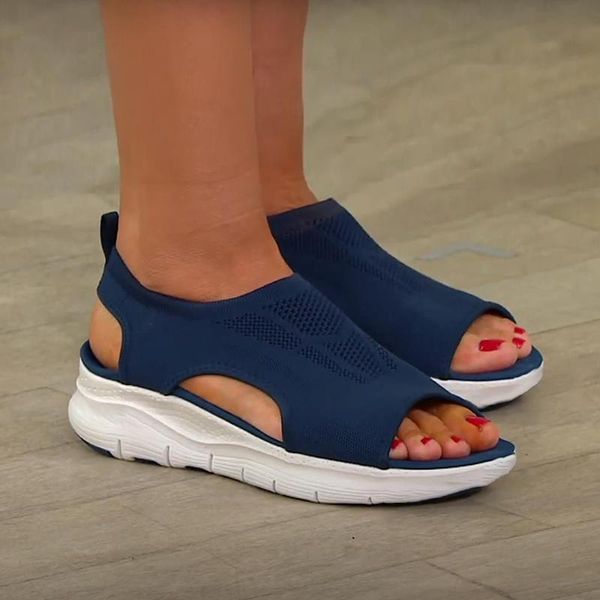 sandals women summer mesh casual ladies wedges shoes solid color hollow platform open toe slip-on female sandalias light comfort, Black
sandals women summer mesh casual ladies wedges shoes solid color hollow platform open toe slip-on female sandalias light comfort, Black