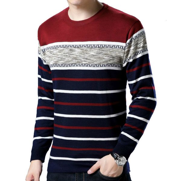 men's sweaters spring autumn fashion striped knit sweater fleece thick warm comfy burgundy long sleeve slim pullover casual c i715, White;black
men's sweaters spring autumn fashion striped knit sweater fleece thick warm comfy burgundy long sleeve slim pullover casual c i715, White;black