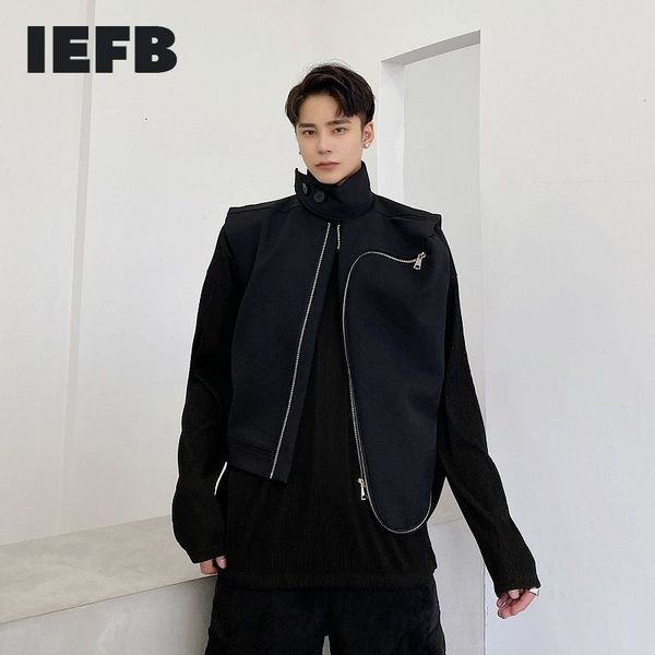 iefb men's wear personality niche trend tactical function style three-dimensional pocket sleeveless waistcoat black japan style 210524, Black;white
iefb men's wear personality niche trend tactical function style three-dimensional pocket sleeveless waistcoat black japan style 210524, Black;white