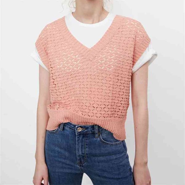 vintage loose pullover female vest v neck fashion knit tank sleeveless sweater women casual 210520, Black;white
vintage loose pullover female vest v neck fashion knit tank sleeveless sweater women casual 210520, Black;white