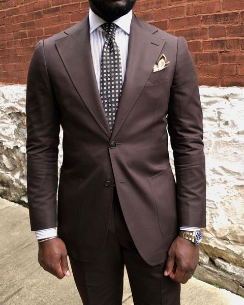 men's suits & blazers (jacket+pants) chic dark brown notch lapel 2 piece groom tuxedos for wedding formal prom suit party evening blaze, White;black
men's suits & blazers (jacket+pants) chic dark brown notch lapel 2 piece groom tuxedos for wedding formal prom suit party evening blaze, White;black