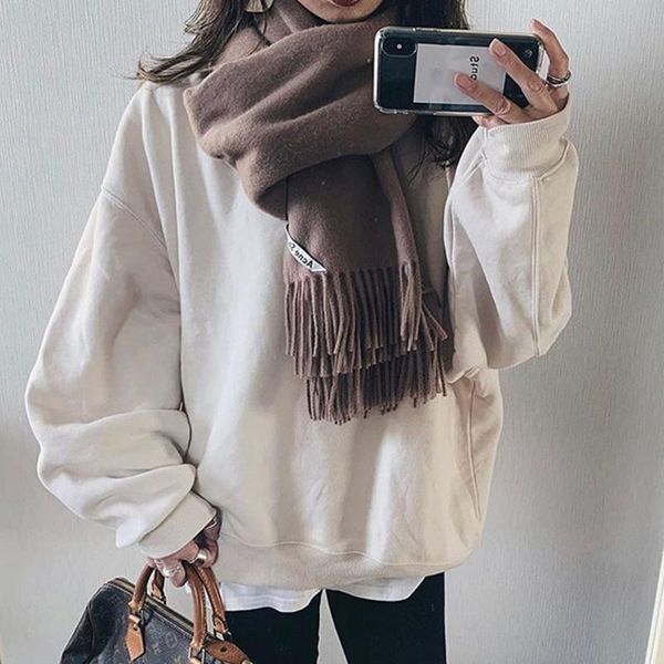 women's hoodies & sweatshirts womens long sleeve solid color hoodie loose pullover round neck casual fashion simple oversize sweater cl, Black
women's hoodies & sweatshirts womens long sleeve solid color hoodie loose pullover round neck casual fashion simple oversize sweater cl, Black