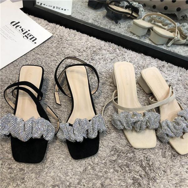 sandals women sandales femmes fashion green pu leather open toe square heel lady casual, Black
sandals women sandales femmes fashion green pu leather open toe square heel lady casual, Black