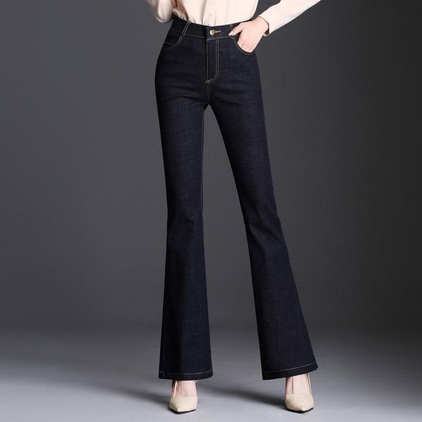 women's jeans office ladies plus size slim flared for women stretch skinny flare denim pants high waist push up trouser 7xl 9xl, Blue
women's jeans office ladies plus size slim flared for women stretch skinny flare denim pants high waist push up trouser 7xl 9xl, Blue