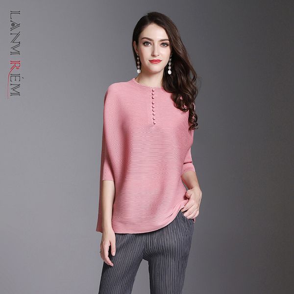 women vintage t-shirt nine button decoration short sleeve pleated shirts large size summer 2h227 210507, White
women vintage t-shirt nine button decoration short sleeve pleated shirts large size summer 2h227 210507, White