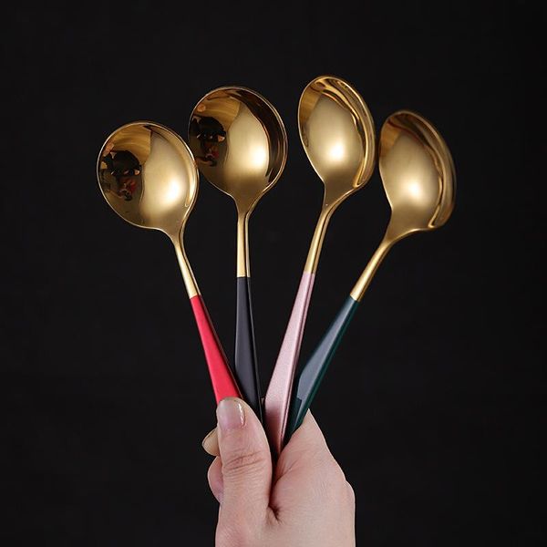 spoons 4pcs dessert tea spoon 304 stainless steel children's small rice cute big round set
spoons 4pcs dessert tea spoon 304 stainless steel children's small rice cute big round set
