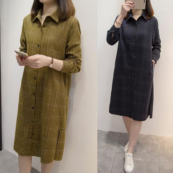 casual dresses plus size party oversized woman winter elegant evening ladies dress 2021 spring autumn long sleeve plaid shirts female a5595, Black;gray
casual dresses plus size party oversized woman winter elegant evening ladies dress 2021 spring autumn long sleeve plaid shirts female a5595, Black;gray