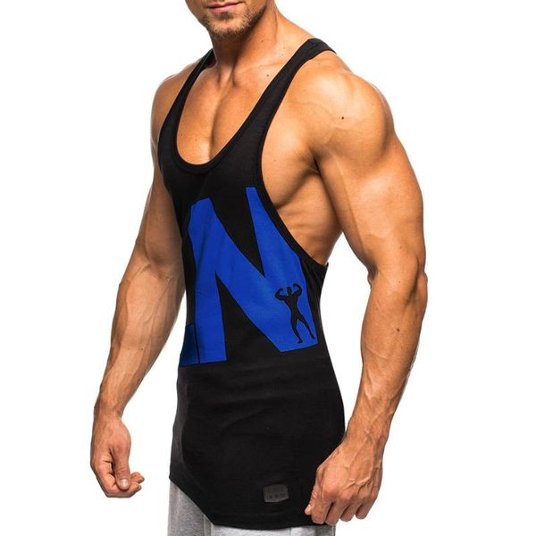 men' tank mens workout clothing undershirt summer training fitness vest cotton sweat-absorbent loose sportswear sleeveless, White;black
men' tank mens workout clothing undershirt summer training fitness vest cotton sweat-absorbent loose sportswear sleeveless, White;black