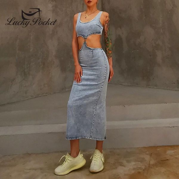casual dresses women summer fashion denim spliced slim hollow out dress female sleeveless high street ladies split vestidos ml260, Black;gray
casual dresses women summer fashion denim spliced slim hollow out dress female sleeveless high street ladies split vestidos ml260, Black;gray