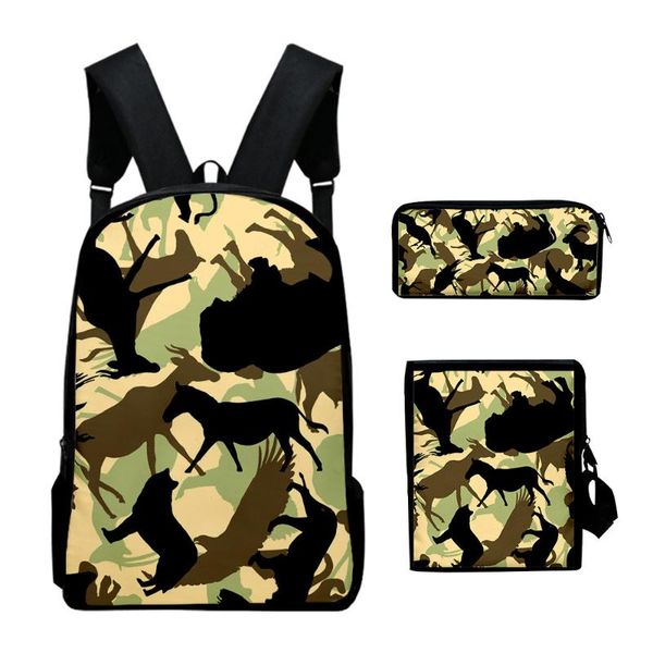 backpack 3 pieces set teenager students schoolbag 3d camouflage oxford waterproof lapbag women men outdoor travel
backpack 3 pieces set teenager students schoolbag 3d camouflage oxford waterproof lapbag women men outdoor travel