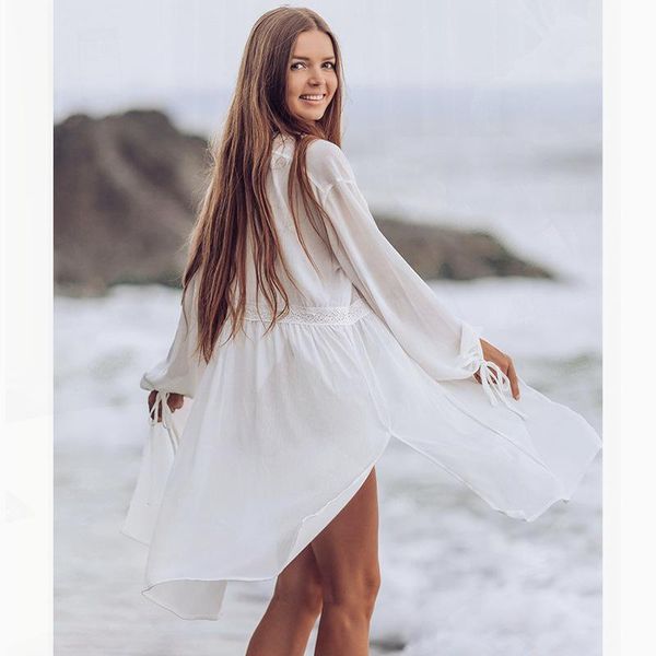 long swimwear skirt cover up summer beach dress bathing suit ups pareos de playa mujer coverups for women wear women's, White;black
long swimwear skirt cover up summer beach dress bathing suit ups pareos de playa mujer coverups for women wear women's, White;black