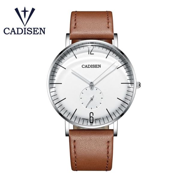 wristwatches cadisen 2021 men's watches watch men simple waterproof quartz wristwatch mens relogio masculino, Slivery;brown
wristwatches cadisen 2021 men's watches watch men simple waterproof quartz wristwatch mens relogio masculino, Slivery;brown