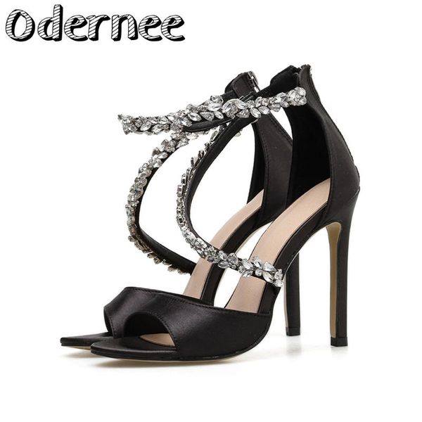 dress shoes odernee women fashion crystal sandals lady thin high heels gladiator elegant party wedding for 2021 summer, Black
dress shoes odernee women fashion crystal sandals lady thin high heels gladiator elegant party wedding for 2021 summer, Black