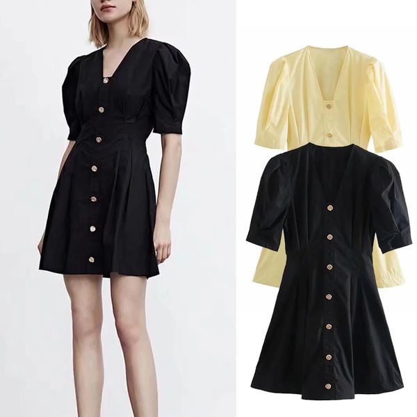 casual dresses 2021 new women's summer two colors mini dress v-neck short sleeve single breasted dress solid receive waist oje5, Black;gray
casual dresses 2021 new women's summer two colors mini dress v-neck short sleeve single breasted dress solid receive waist oje5, Black;gray