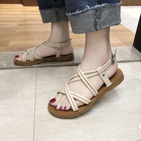 women sandals bohemia comfortable ladies shoes gladiator sandal casual female flat fashion f90024, Black
women sandals bohemia comfortable ladies shoes gladiator sandal casual female flat fashion f90024, Black