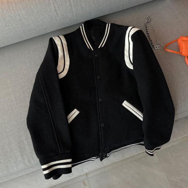 women's jackets 2021 autumn winter women 750g baseball jacket luxury 90% wool loose coat overcoat gdnz 10.04, Black;brown
women's jackets 2021 autumn winter women 750g baseball jacket luxury 90% wool loose coat overcoat gdnz 10.04, Black;brown
