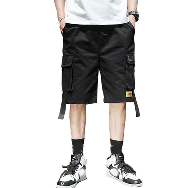 summer men cargo shorts elastic waist street punk hip hop casual joggers overalls with pockets soft comfort men's, White;black
summer men cargo shorts elastic waist street punk hip hop casual joggers overalls with pockets soft comfort men's, White;black
