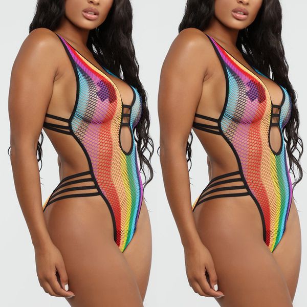 factoryto6j stitching openwork perspective mesh one piece 2020 fun swimsuit su1846, White;black
factoryto6j stitching openwork perspective mesh one piece 2020 fun swimsuit su1846, White;black