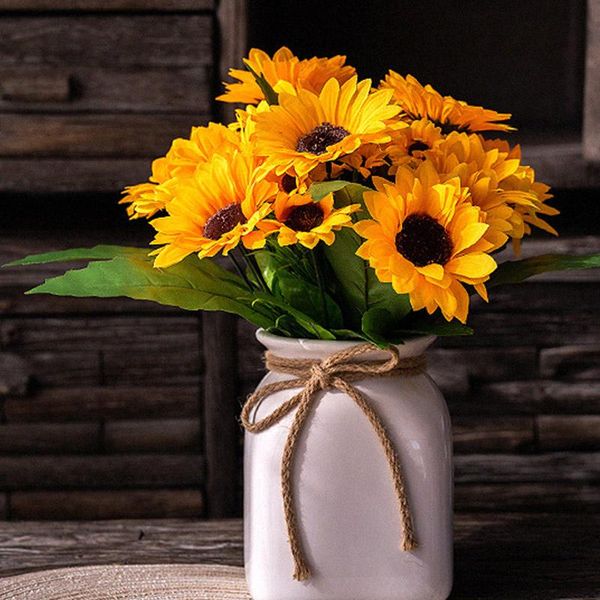 bouquet silk flowers artificial sunflower real touch fake home party wedding decorations props garden floral decorative & wreaths
bouquet silk flowers artificial sunflower real touch fake home party wedding decorations props garden floral decorative & wreaths