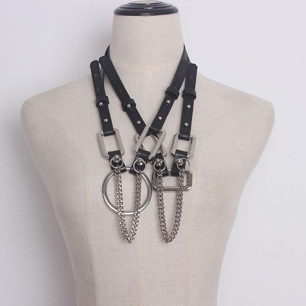 chokers cool punk gothic men women leather chain choker hiphop link metal collar necklace, Golden;silver
chokers cool punk gothic men women leather chain choker hiphop link metal collar necklace, Golden;silver