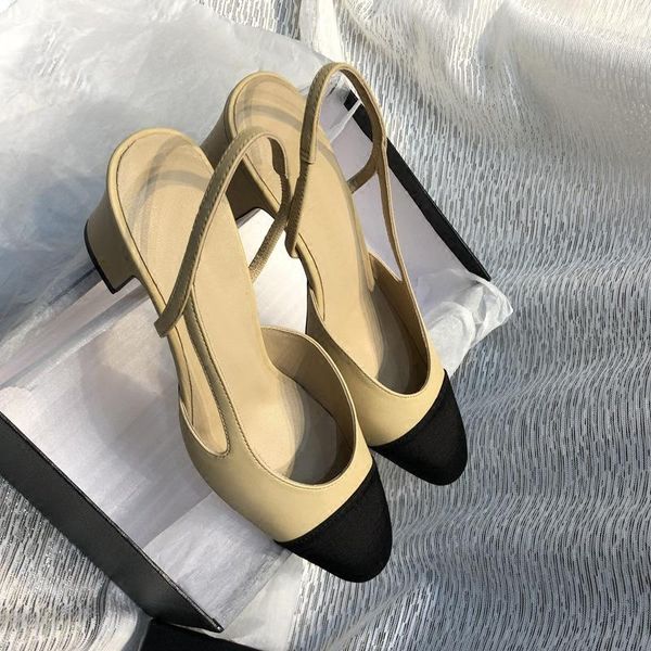 sandals 2021 baotou thick-heeled single shoes square toe color matching high heels back empty design women, Black
sandals 2021 baotou thick-heeled single shoes square toe color matching high heels back empty design women, Black