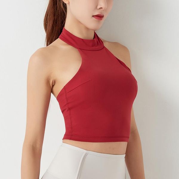yoga outfit high neck women crop knitted off shoulder cropped tank bra feminino o-neck elastic solid sports gym shirt
yoga outfit high neck women crop knitted off shoulder cropped tank bra feminino o-neck elastic solid sports gym shirt