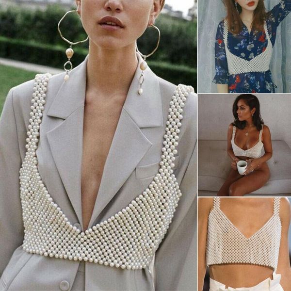 women's tanks & camis 2021 women ladies beaded pearls bralette bra tank bustier vest crop dance, White
women's tanks & camis 2021 women ladies beaded pearls bralette bra tank bustier vest crop dance, White