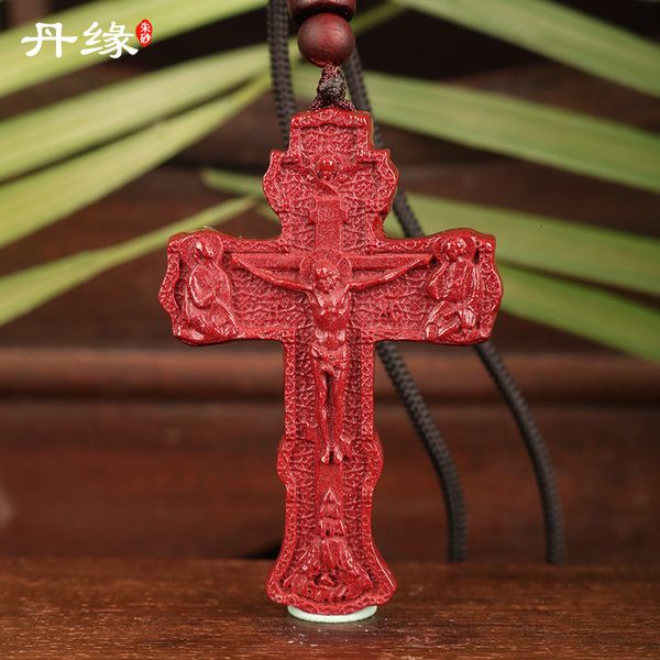 souvenirs guizhou wanshan danyuan high content purple gold sand cross pendant men's and women's jesus accessories
souvenirs guizhou wanshan danyuan high content purple gold sand cross pendant men's and women's jesus accessories