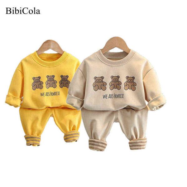 baby solid clothing suits kids boys girls spring autumn loose tracksuit pullovers cartoon bear +pants casual clothes set y220310, White
baby solid clothing suits kids boys girls spring autumn loose tracksuit pullovers cartoon bear +pants casual clothes set y220310, White