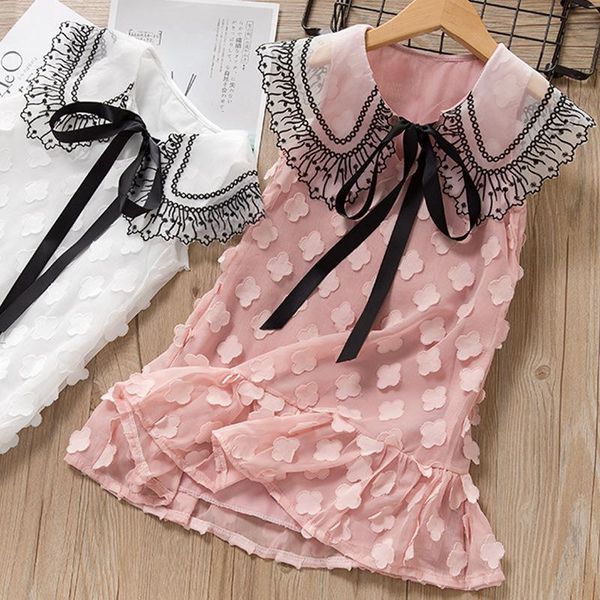 girl's dresses summer girl knee length crew neck sleeveless cotton applique lace korean version 2021 white western style princess dress, Red;yellow
girl's dresses summer girl knee length crew neck sleeveless cotton applique lace korean version 2021 white western style princess dress, Red;yellow
