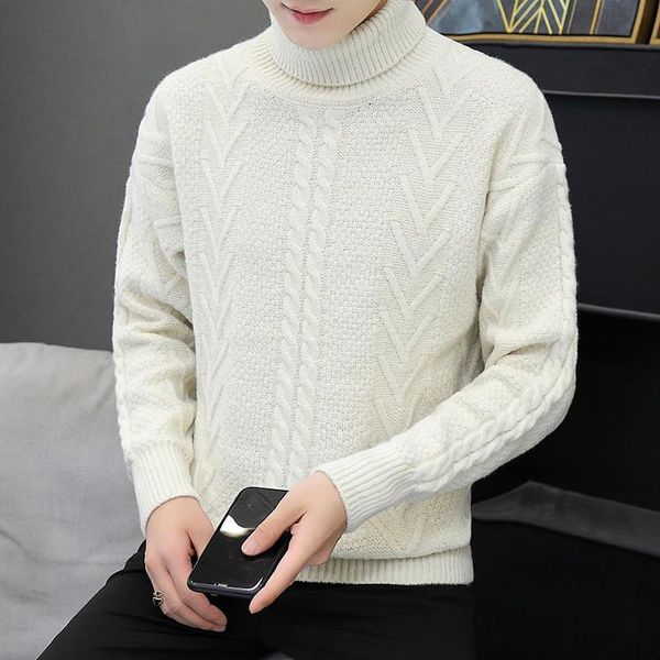 men's sweaters mens and pullovers autumn casual turtleneck sweater pure color pullover men knitted christmas, White;black
men's sweaters mens and pullovers autumn casual turtleneck sweater pure color pullover men knitted christmas, White;black
