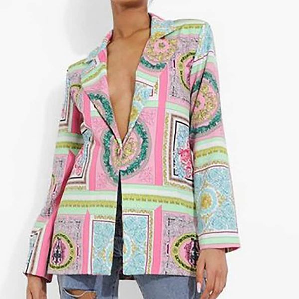 women's jackets casual coat lapel print hip hop women long sleeves trend suit jacket elegant fall winter office cardigan streetwear, Black;brown
women's jackets casual coat lapel print hip hop women long sleeves trend suit jacket elegant fall winter office cardigan streetwear, Black;brown