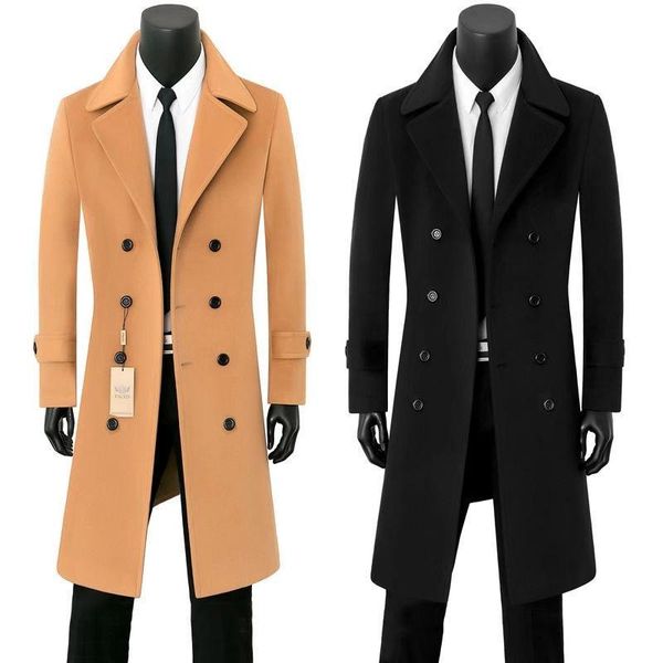 men's wool & blends 2021 man jacket black fashion padded coat trench long overcoat quilted coats winter jackets slim vintage clothes
men's wool & blends 2021 man jacket black fashion padded coat trench long overcoat quilted coats winter jackets slim vintage clothes