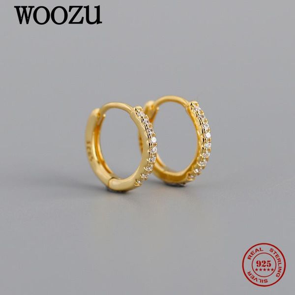 hoop & huggie woozu real 925 sterling silver gothic round white pave zircon earrings for women party vintage classic rock jewelry gift, Golden;silver
hoop & huggie woozu real 925 sterling silver gothic round white pave zircon earrings for women party vintage classic rock jewelry gift, Golden;silver