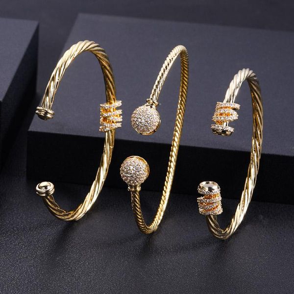 bangle jankellytrendy luxury stackable cuff for women wedding full cubic zircon crystal cz dubai silver color party bracelet 202, Black
bangle jankellytrendy luxury stackable cuff for women wedding full cubic zircon crystal cz dubai silver color party bracelet 202, Black