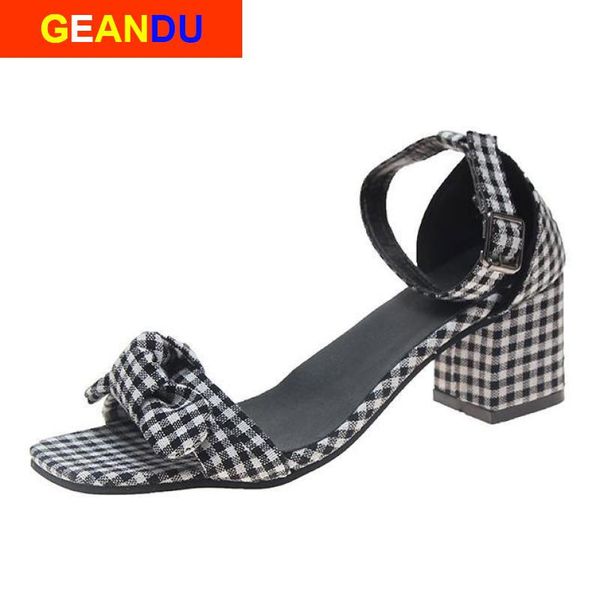 dress shoes women 2021 summer leather high heel sandals block heels ankle strap leisure office lady mid gingham, Black
dress shoes women 2021 summer leather high heel sandals block heels ankle strap leisure office lady mid gingham, Black