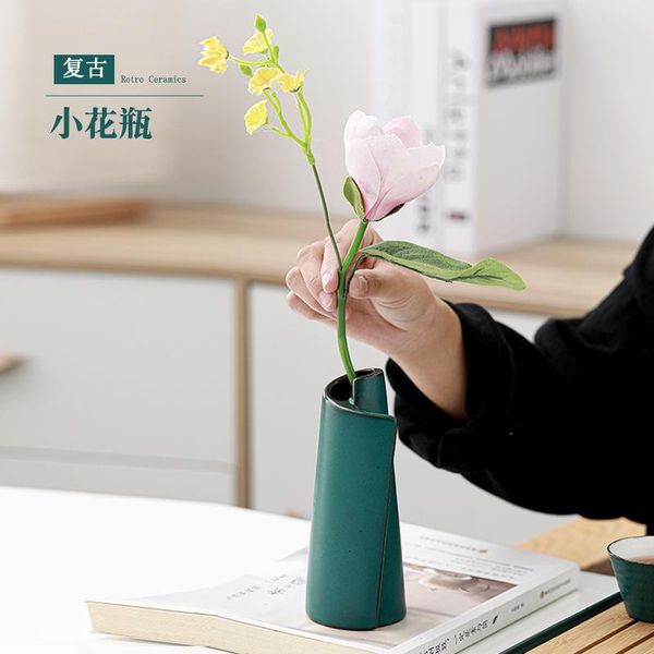 retro flower vase home living room decor ceramic decoration household green color tableflowerpot drop vases
retro flower vase home living room decor ceramic decoration household green color tableflowerpot drop vases
