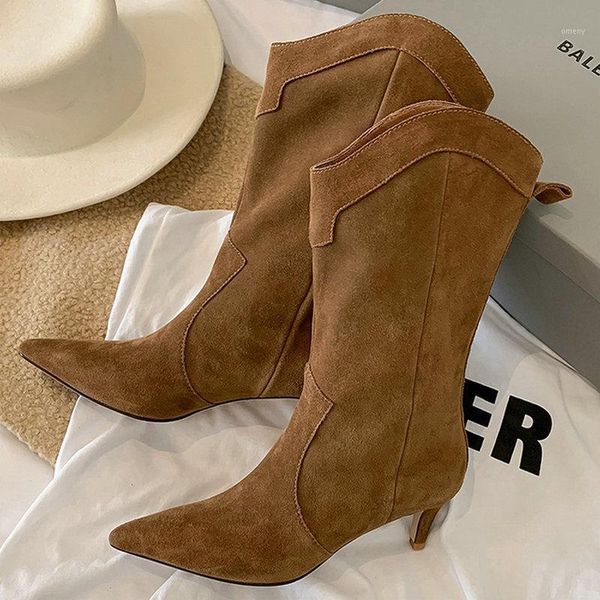 boots pointed toe high heels women mid-calf 2021 autumn black cow suede leather shoes woman party basic1
boots pointed toe high heels women mid-calf 2021 autumn black cow suede leather shoes woman party basic1