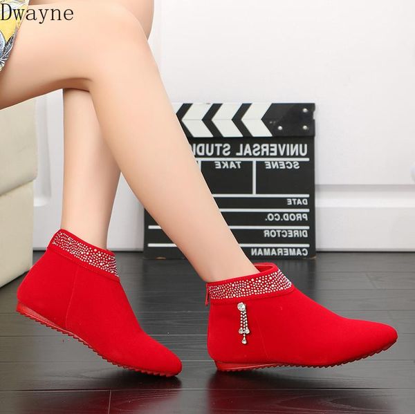 boots 2021 plus cotton zipper red drilling flat comfortable boot women, Black
boots 2021 plus cotton zipper red drilling flat comfortable boot women, Black