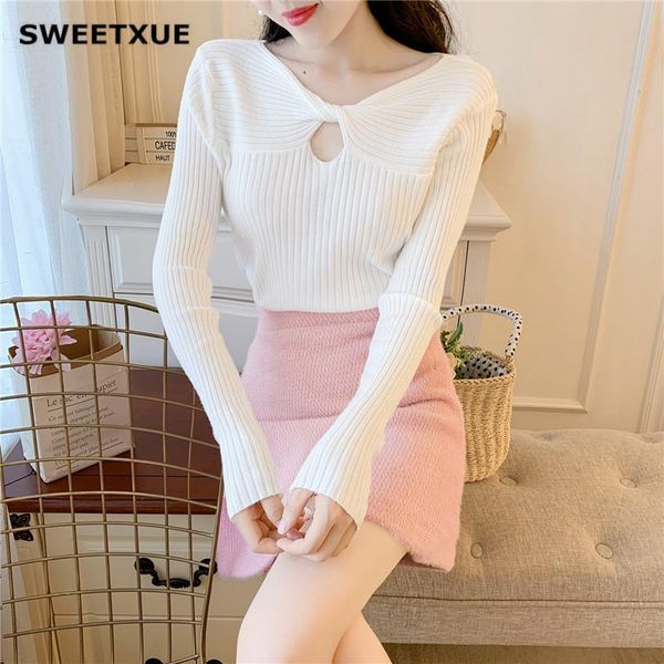 women's tracksuits sweetxue autumn bowknot hollowed out all-match sweater + mini pure color skirt elegant and cute two-piece suit women, Gray
women's tracksuits sweetxue autumn bowknot hollowed out all-match sweater + mini pure color skirt elegant and cute two-piece suit women, Gray
