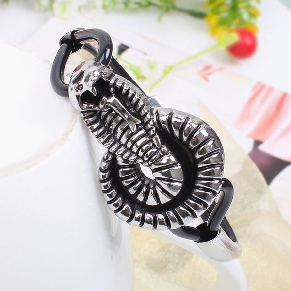 jinuo korean cobra jewelry pu double tube alloy bracelet jewelry, Golden;silver
jinuo korean cobra jewelry pu double tube alloy bracelet jewelry, Golden;silver