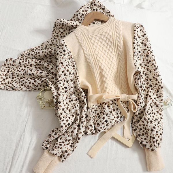 casual dresses autumn sweater for women splicing pullover bandage slim knitting dress winter sweet corduroy floral print vestidos, Black;gray
casual dresses autumn sweater for women splicing pullover bandage slim knitting dress winter sweet corduroy floral print vestidos, Black;gray
