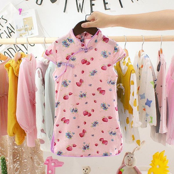 girl's dresses children's clothing girls cheongsam summer dress thin baby chinese style western short-sleeved princess girl, Red;yellow
girl's dresses children's clothing girls cheongsam summer dress thin baby chinese style western short-sleeved princess girl, Red;yellow