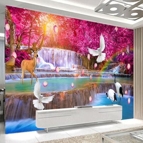 wallpapers custom wall cloth waterfall red maple forest landscape chinese mural wallpaper living room tv home waterproof decor sticker
wallpapers custom wall cloth waterfall red maple forest landscape chinese mural wallpaper living room tv home waterproof decor sticker